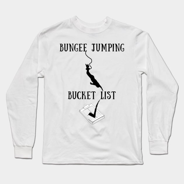 Bungee jumping bucket list Long Sleeve T-Shirt by IOANNISSKEVAS